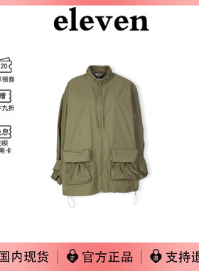 【现货】韩国eleven许我耀眼许妍赵露思同款拉链工装夹克风衣外套