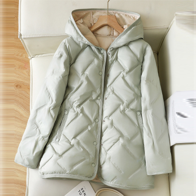 轻薄羽绒服女中长款冬季新款大码