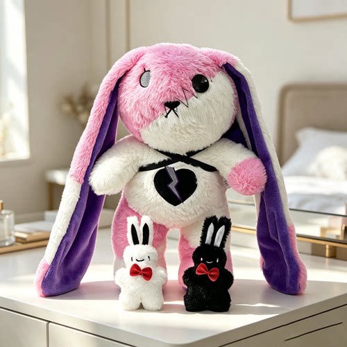 跨境新款plushie dreadfuls创意新品玩偶兔子毛绒公仔娃娃玩具