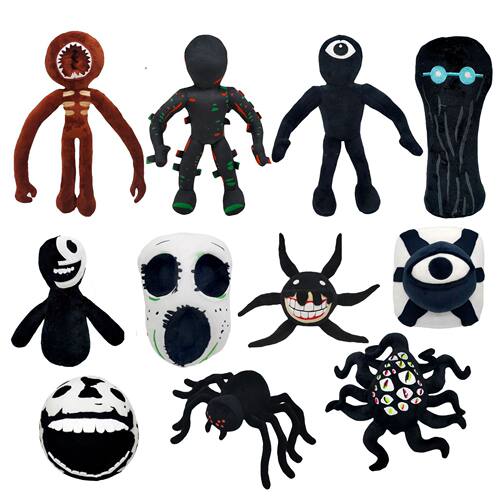 跨境新品doors roblox Figure 逃离大门游戏周边毛绒玩具公仔玩偶