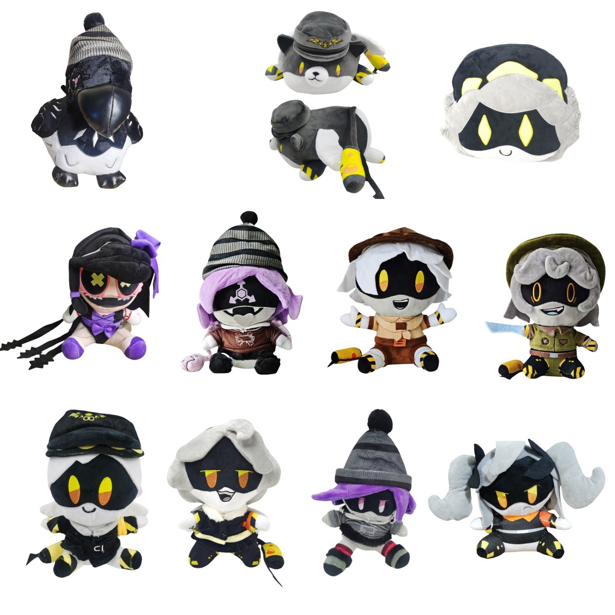 现货跨境新品murder drones plush玩偶 动画无机杀手玩具