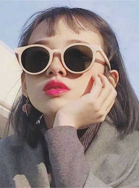 街拍蹦迪糖果色太阳镜韩版潮流
