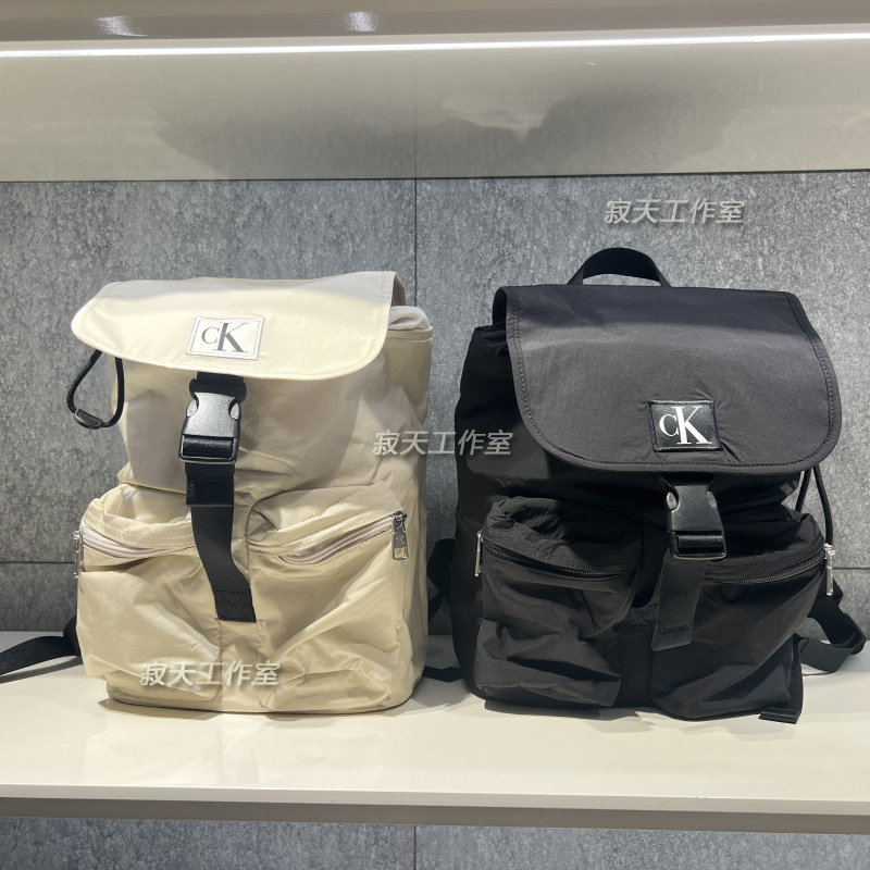 CK24春夏新款男女抽绳翻盖运动休闲旅行双肩包书包 DH3615 DH3331