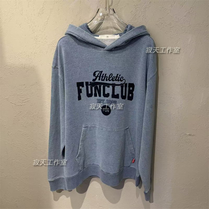 Fun潮牌2025秋季国内专柜正品代购休闲字母印花宽松卫衣FMU14301L