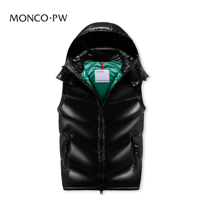 蒙口轻奢鹅绒羽绒服马甲顺丰包邮