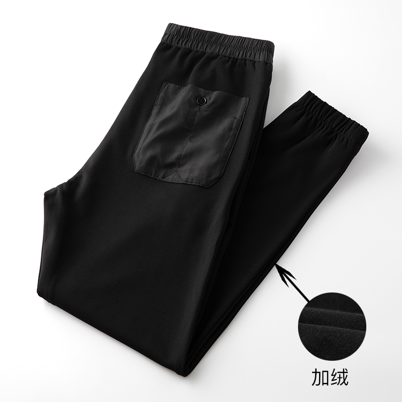 蒙口 透气运动休闲裤男2022秋冬新款韩版修身小脚裤潮流长裤子男