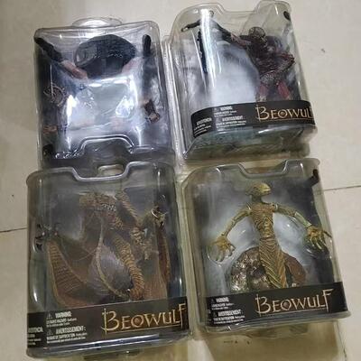 麦克法兰 电影发狂系列 贝奥武夫 魔战王黄金龙 beowulf手办模型