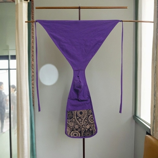 UzHot日系棉质性感U凸大囊袋绑带丁字裤 透气系带舒适遮羞三角内裤