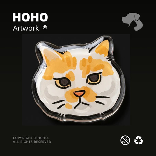 HOHO小猫田园猫磁吸冰箱贴