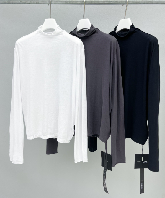 长袖休闲薄款强捻棉女