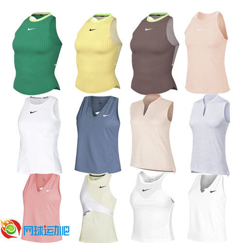 网球服女子Nike耐克运动背心夏季