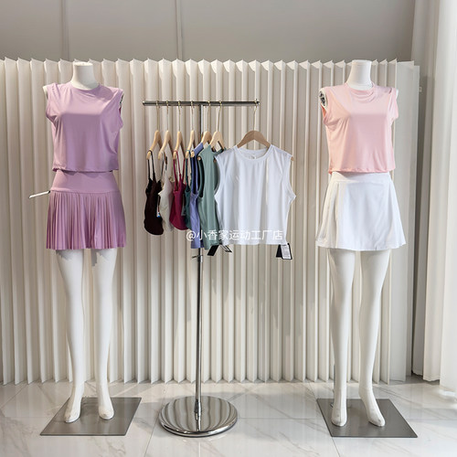 alo瑜伽罩衫背心运动套装网球裙