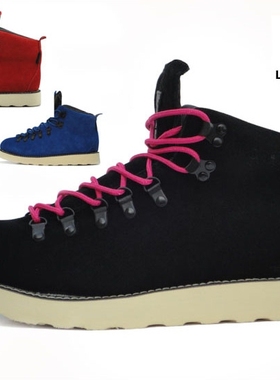 磨砂皮真皮休闲鞋visvimcaddisbannel 军事风格大头鞋真皮马丁靴