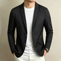 A new casual suit jacket for middle-aged and young business men in spring and summer with sun protection, a thin and fashionable top thumbnail 4