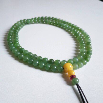 精品天然吊坠神高品质纯天然和田玉碧玉链子假一赔十