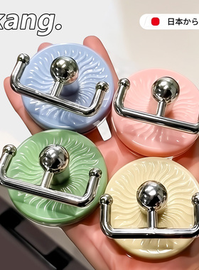 多巴胺吸盘旋转挂钩强力粘胶免打孔学生宿舍强力承重双头无痕粘钩