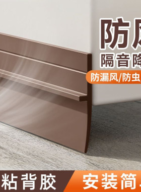 门缝门底密封条自粘隔音防盗