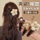 秋冬花朵鸭嘴夹发夹女2025新款 高级感头发抓夹后脑勺一字夹子头饰