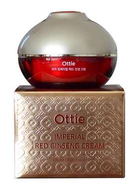 韩国Ottie傲蝶高丽红参蜗牛霜120mL 修护保湿补水改善暗沉面霜