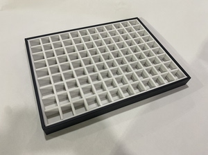大号40*30裸珠看货柜台摆放展示盘首饰收纳盒文玩展示玉器托盘