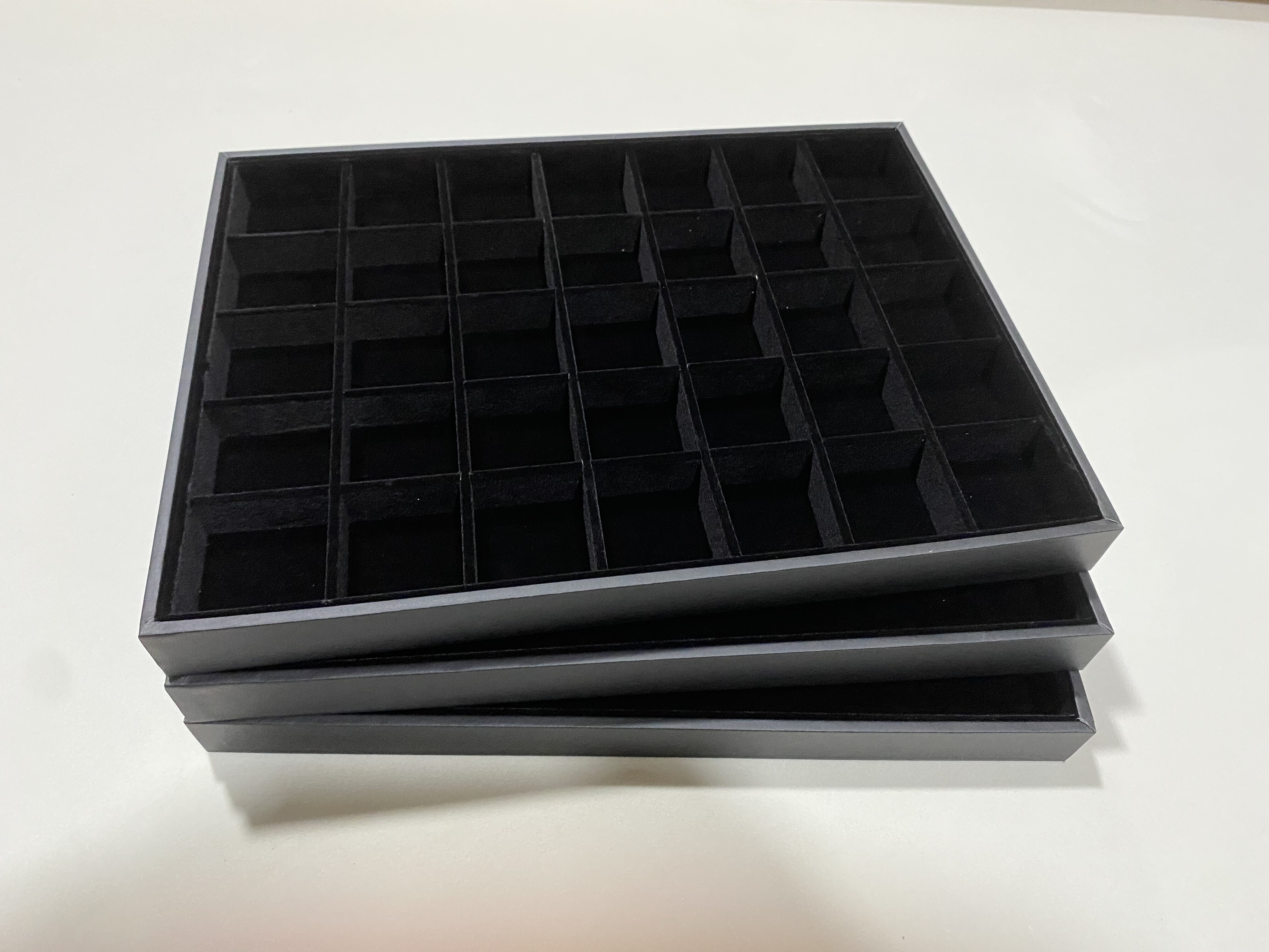 新款大号绒布首饰盒手镯盒项链盒戒指盒手链盒珠宝盒饰品盒收货盘