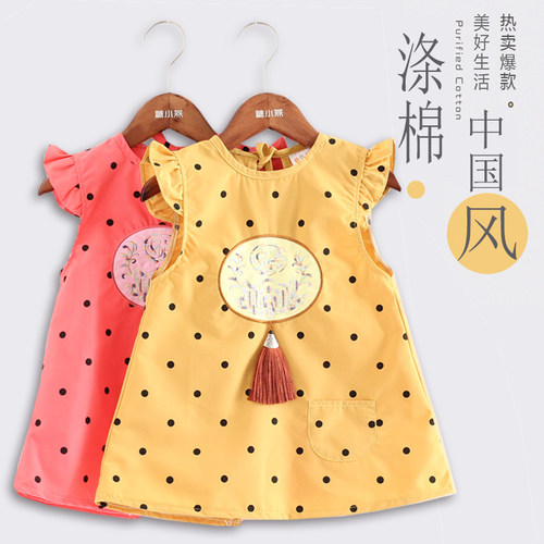 围裙宝宝罩衣防水吃饭围兜四季