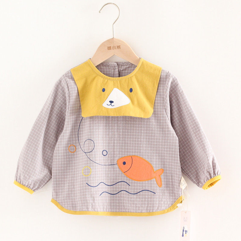 ins英伦小孩男春秋纯棉麻薄款儿童罩衣新品围兜宝宝吃饭反穿衣,童装/婴儿装/亲子装,反穿衣/罩衣,淘宝优惠券,粉丝福利购,淘宝优惠卷