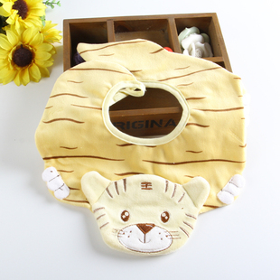 儿童围嘴婴儿口水巾八角围兜防水宝宝吃饭衣新生水晶绒材质超好洗