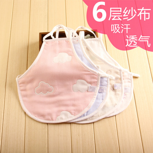 婴儿纱布棉新生儿肚兜