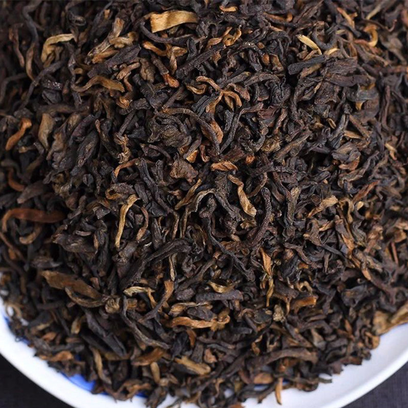 老同志普洱茶  特级熟散茶 八普洱