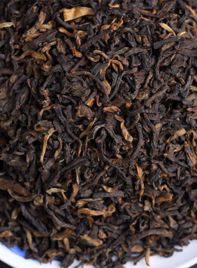 老同志普洱茶  特级熟散茶 八年以上原料宫廷 500克 甜润