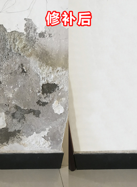 2瓶补墙膏墙面修补白色墙皮起泡开裂脱落去污渍防霉防水墙体家用