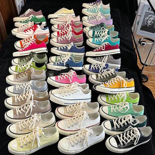 经典低帮时尚潮流男女同款帆布鞋