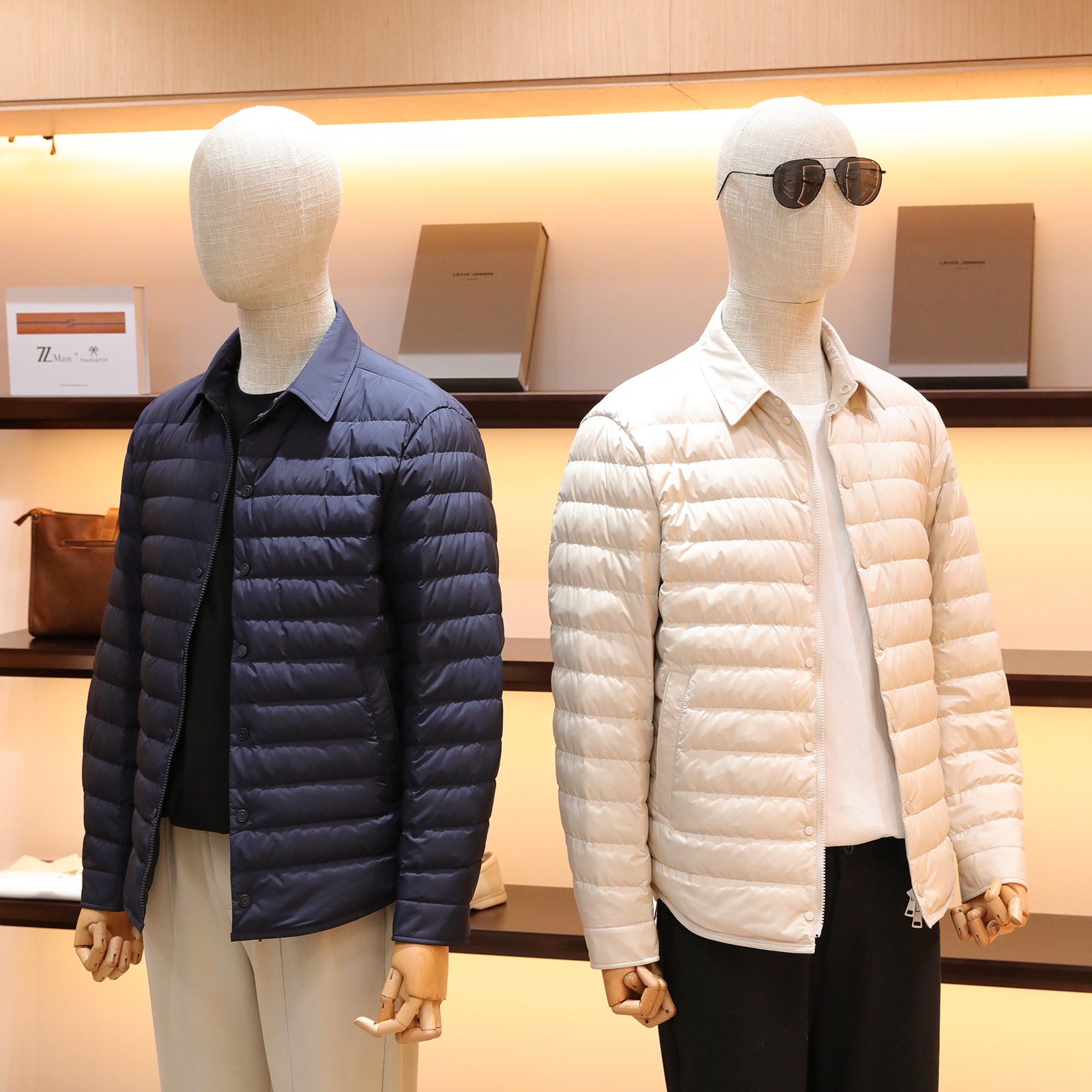 城市通勤90白鹅绒排骨内胆羽绒服