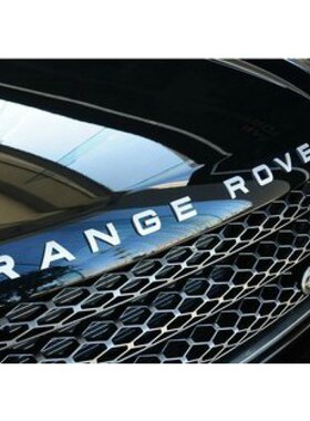 路虎RANGE ROVER英文车标揽胜极光LAND ROVER字母机盖车头标轮毂