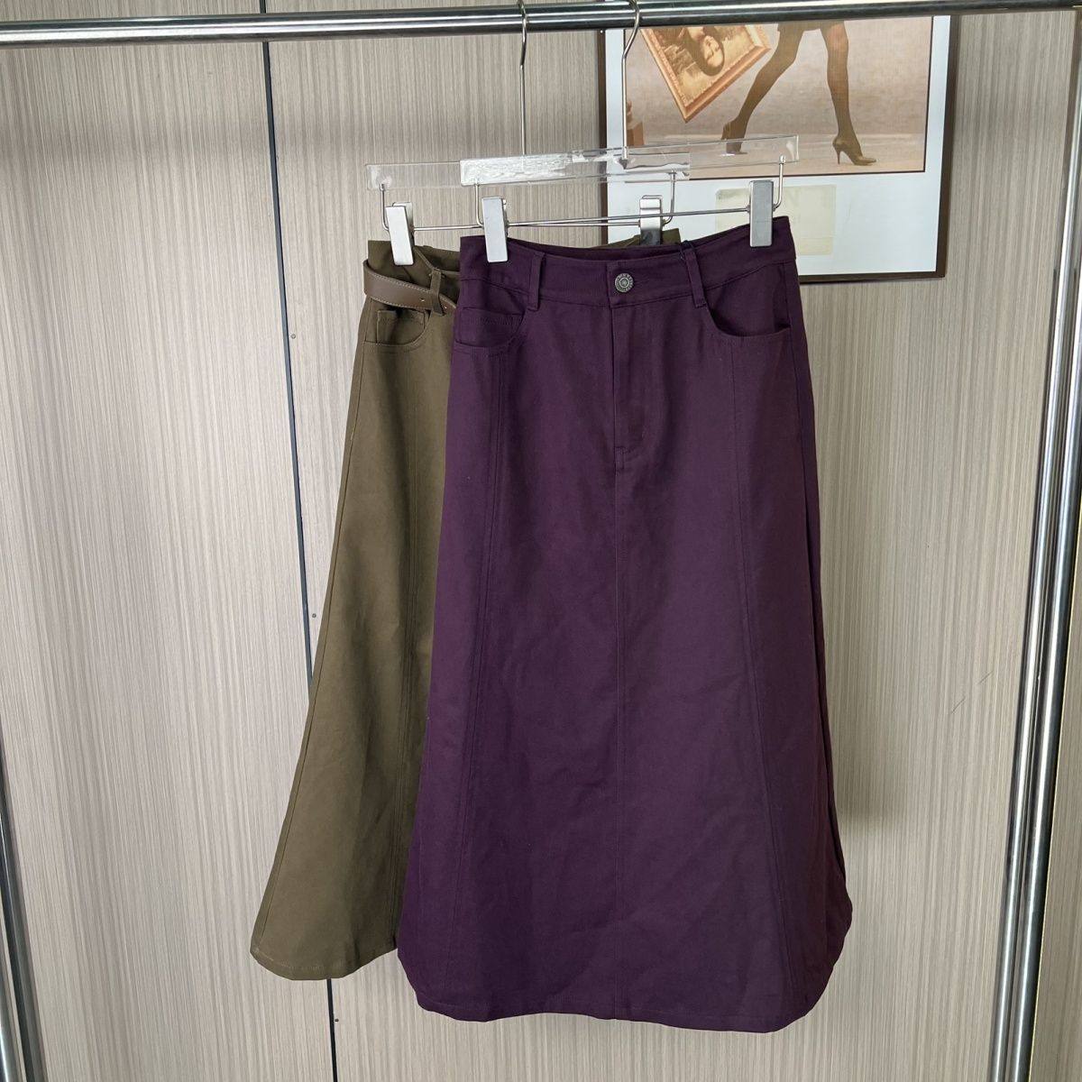 1139撤柜DS新款简约复古牛仔时尚高腰半身裙直筒裙子,女装/女士精品,半身裙,淘宝优惠券,粉丝福利购,淘宝优惠卷