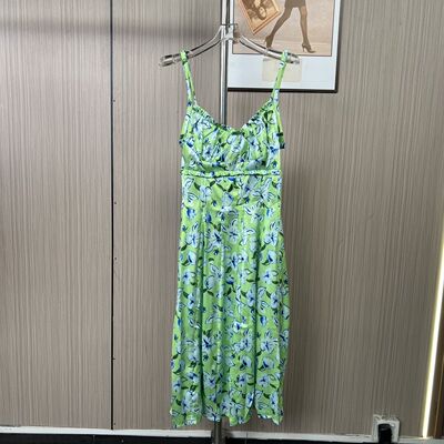3220品牌撤柜WL南油吊带碎花连衣裙吊带裙新款夏季度假仙女长裙