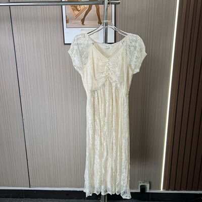 5300撤柜AL法式小众夏季新款设计气质显瘦连衣裙长裙裙子