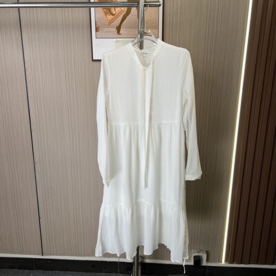 2549撤柜AL新款秋装连衣裙复古宽松温柔长袖气质长裙风雪法式