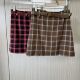 1036品牌撤柜DS女装 显瘦A字裙防走光 休闲格子短裙修身 秋冬款 时尚