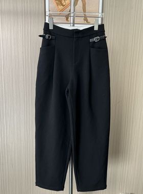 6537撤柜xxq春秋时尚百搭设计款休闲裤