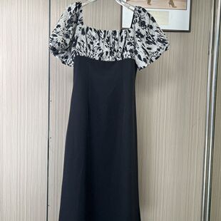气质洋气修身 2012 16撤柜女装 时尚 连衣裙 显瘦收腰拼接款
