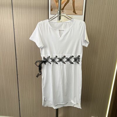 1068品牌撤柜ft法式小众新款设计气质显瘦连衣裙长裙裙子