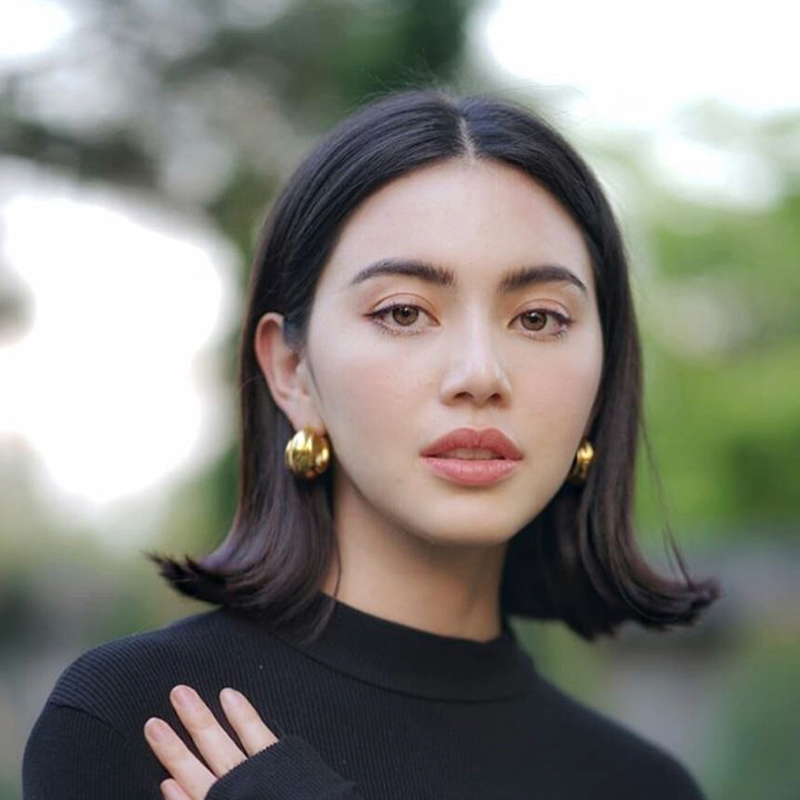 925银针ins风小众金属女金属圆圈