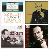T138 西盖蒂Szigeti匈牙利小提琴家4套37CD无损音源FLAC分轨合集