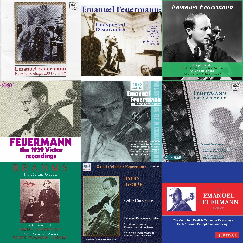 S19 富尔曼 Emanuel Feuermann 奥地利大提琴家FLAC无损音乐45CD