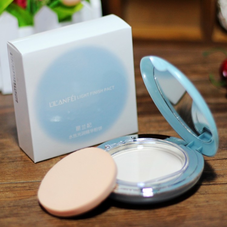正品丽兰妃粉饼干湿粉控油修容遮瑕保湿定妆蜜粉修颜清爽服帖包邮