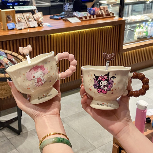 ins高颜值生日礼物送女生伴手礼三丽鸥陶瓷杯子礼盒装马克杯礼品