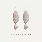 SUSAN VETIVER「漫步」天然松石风格 复古简约大气潮流搭配耳环