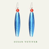 SUSAN VETIVER「灵」古法蓝色视觉透亮单色风格 琉璃设计感耳环